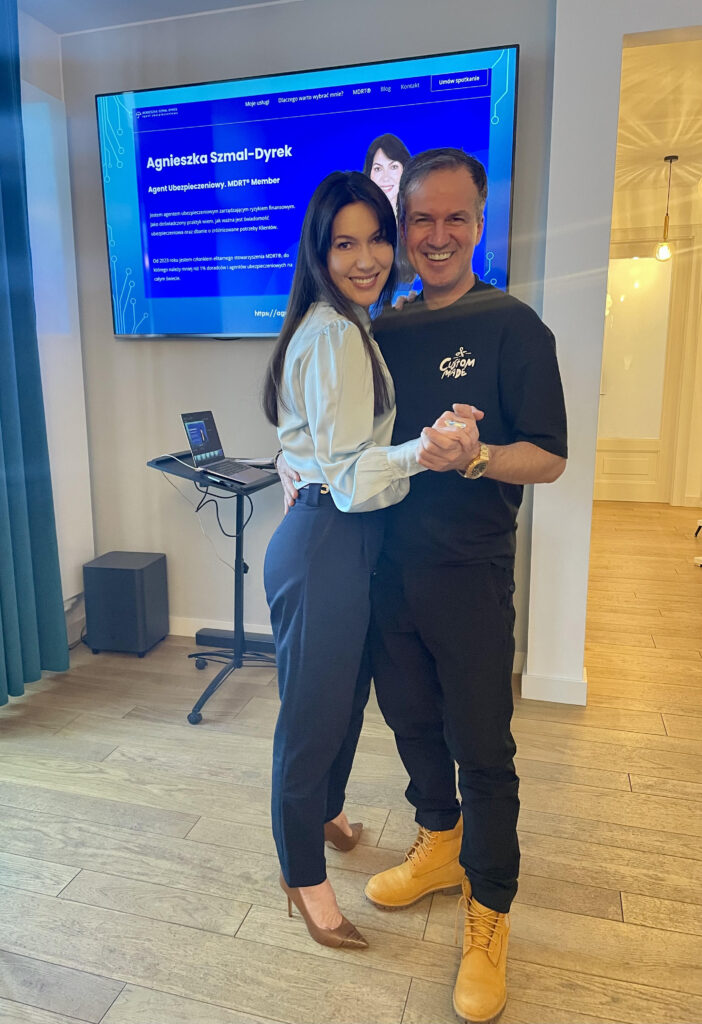Najlepszy trener wystąpień publicznych Robert Jarek i agent MDRT Agnieszka Szmal-Dyrek